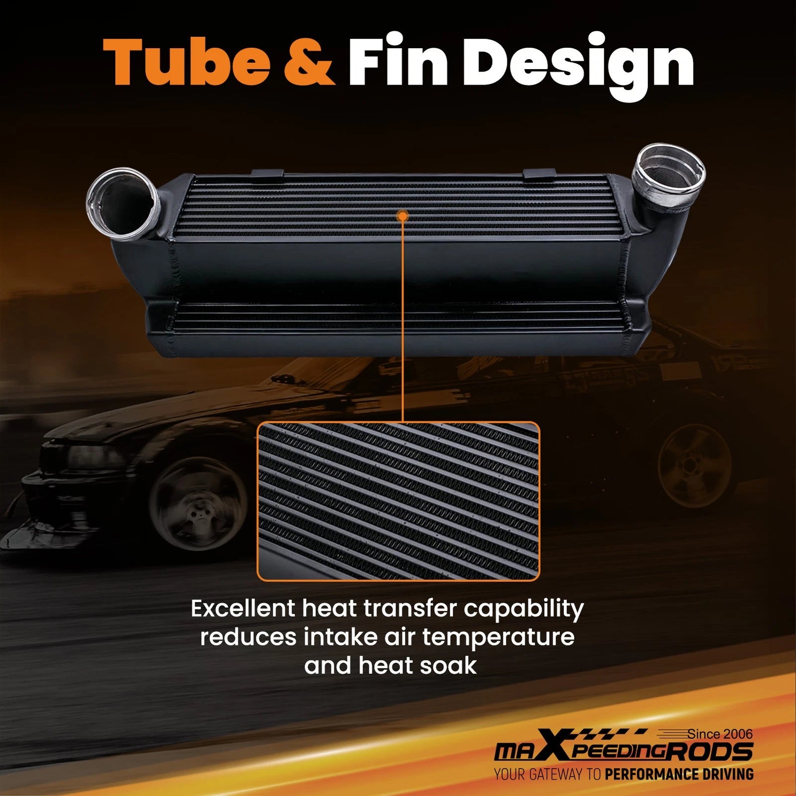 Aluminum Front Intercooler Bar & Plate for BMW 1 Series (2008–2013)