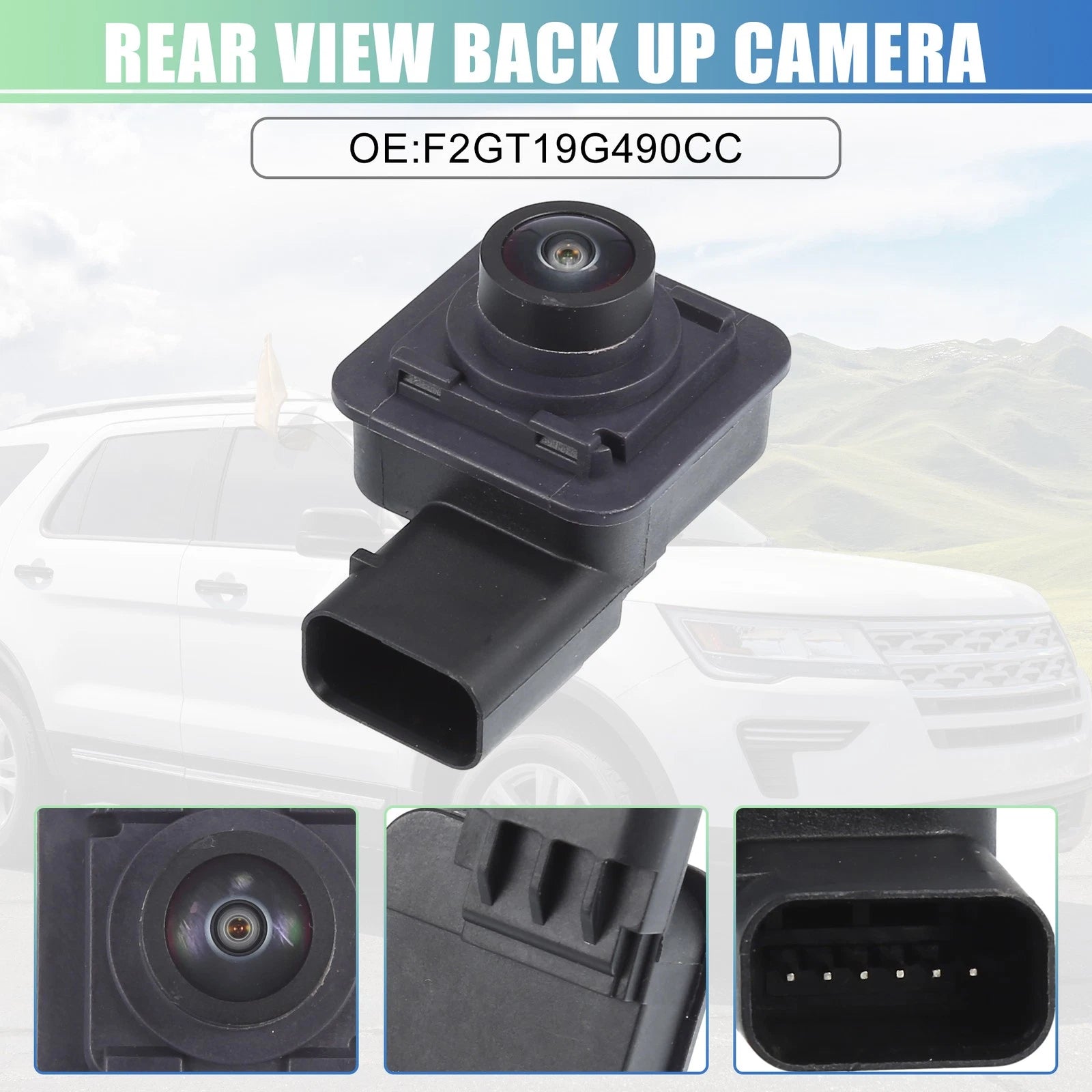Rear View Camera No.F2GT19G490CC for Ford Explorer (2011–2019)