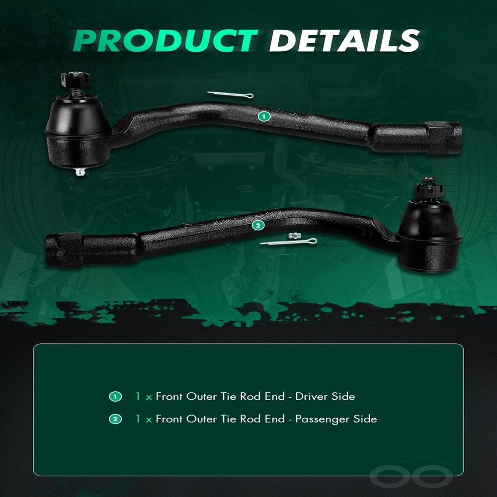 2X Outer Tie Rod Ends for Kia Sportage (2010–2015) ES800718