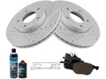 Front Brake Pad and Rotor Kit for Mazda 3 (2004–2013) ZZ179CP