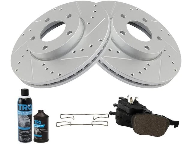 Front Brake Pad and Rotor Kit for Mazda 3 (2004–2013) ZZ179CP
