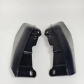 Set of 2 Matte Black Mid Frame Wind Deflectors for Harley Touring (2009–2023)
