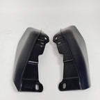 Set of 2 Matte Black Mid Frame Wind Deflectors for Harley Touring (2009–2023)