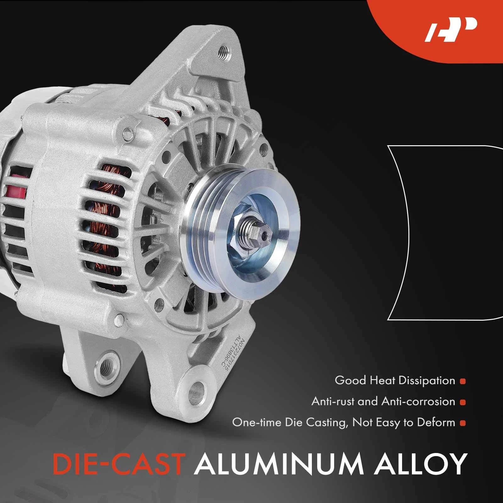 Alternator for Toyota Echo (2000–2003) 1.5L 70A 12V 4-Groove Pulley