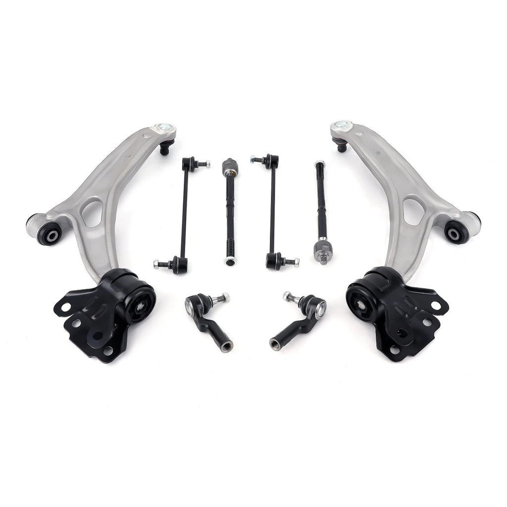 Set of 8 Front Lower Control Arms with Ball Joints for Ford Focus C-Max (2013–2018)
