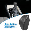 Gear Shifting Knob Cover for Nissan Rogue (2014–2016) Faux Leather Black