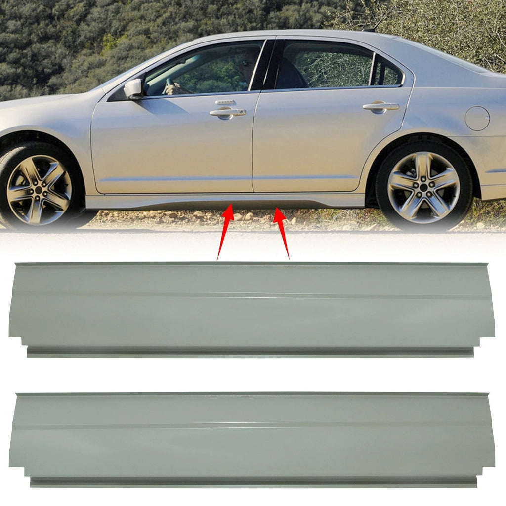 Pair Rocker Panels for Ford Fusion (2006–2012) Left + Right Side