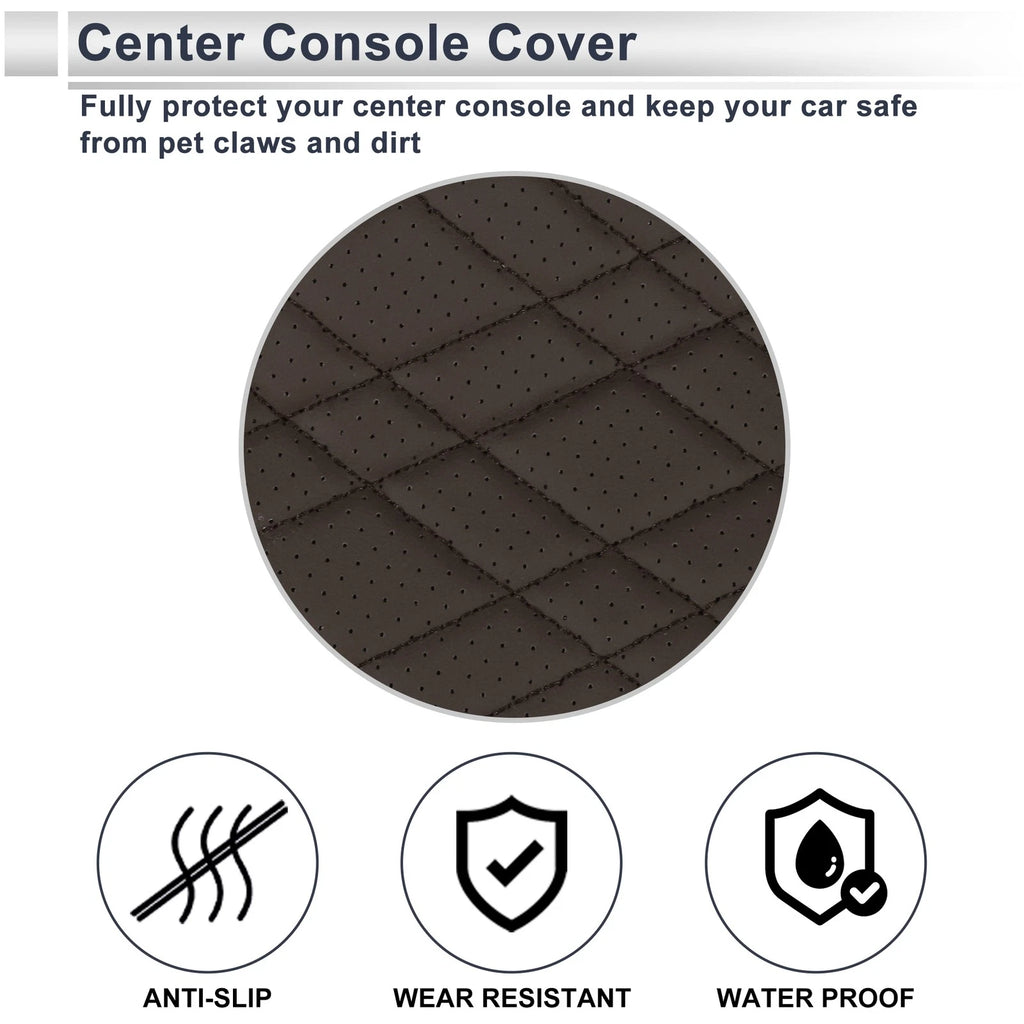 Center Console Cover for BMW X1 (2016–2022) Deep Brown 1 Pc