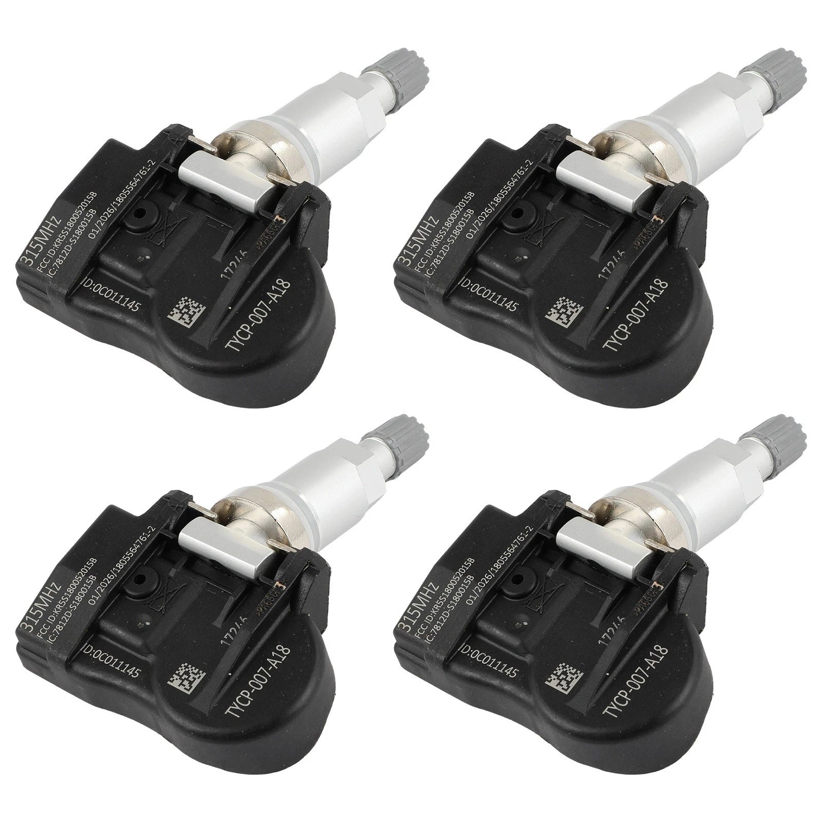 4X Tire Pressure Sensor TPMS Bha4-37-140A for Mazda CX-5 CX-9 MX-5 (2018–2019)