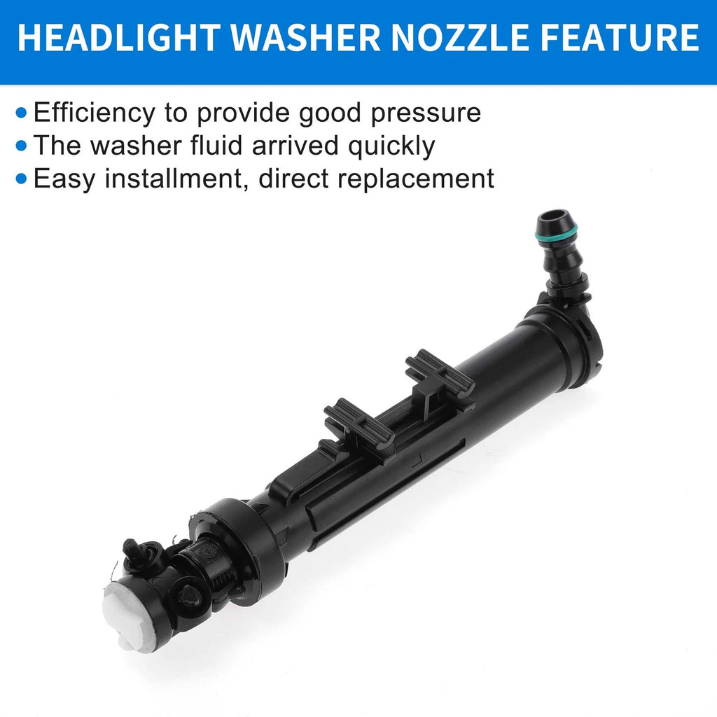 Front Driver Side Headlight Washer Nozzle for Mercedes-Benz ML350 (2012–2015) No. 1668601147