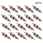 20x Tyre Valve Core Insert W/ Remover Tool for Car Bike Motorcycle Wheel