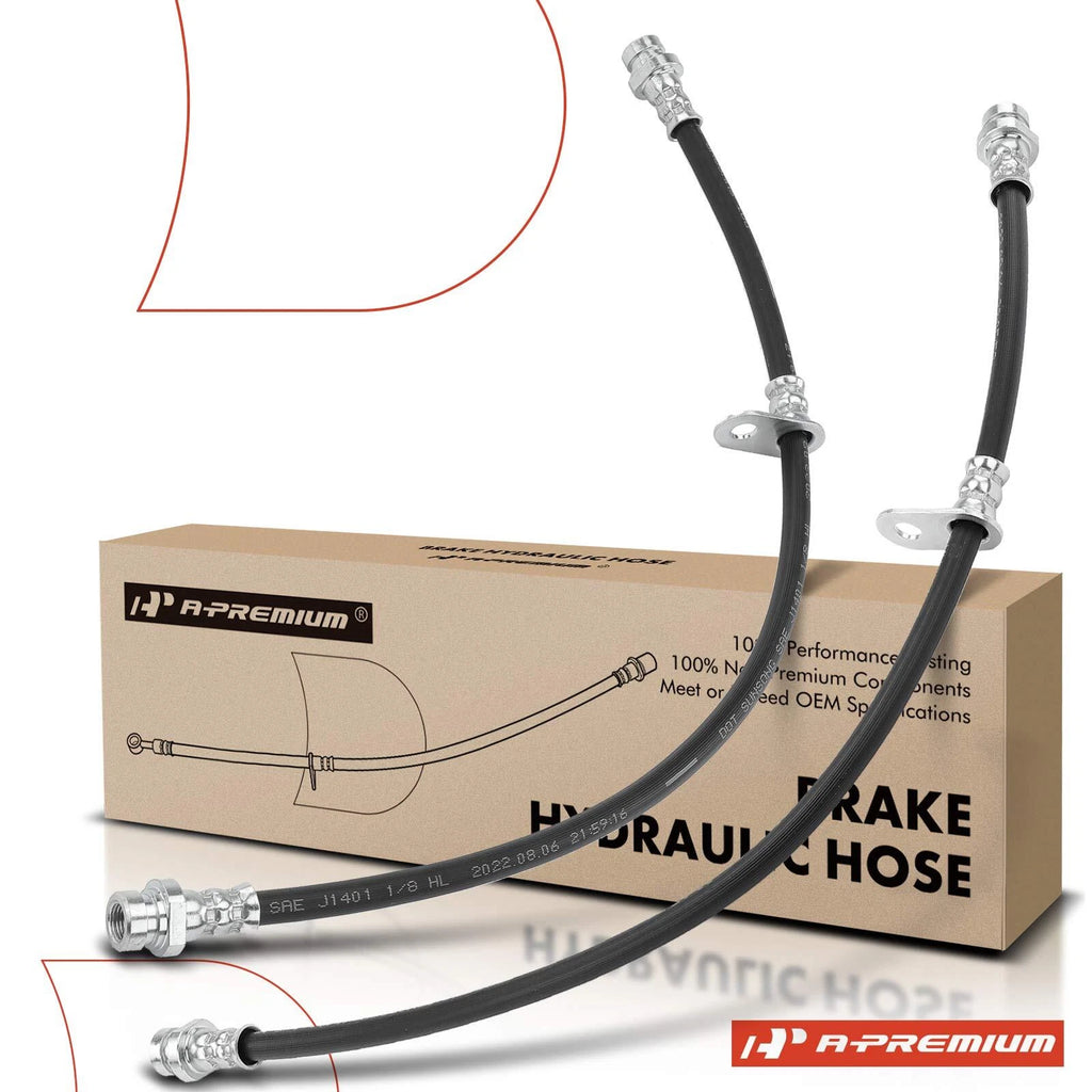 2X Front Brake Hydraulic Hose for Mitsubishi Lancer (2008–2015)