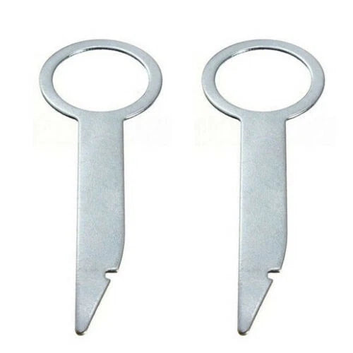 Set of 4 Car Radio Removal Tools for Universal Use (8cm Pins)