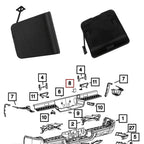 Spare Tire Winch Cover for 2019-2022 Ram 1500 DT (2019-2022)