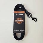 6 ft Black Nylon Dog Leash for Harley-Davidson (MPC100-08)