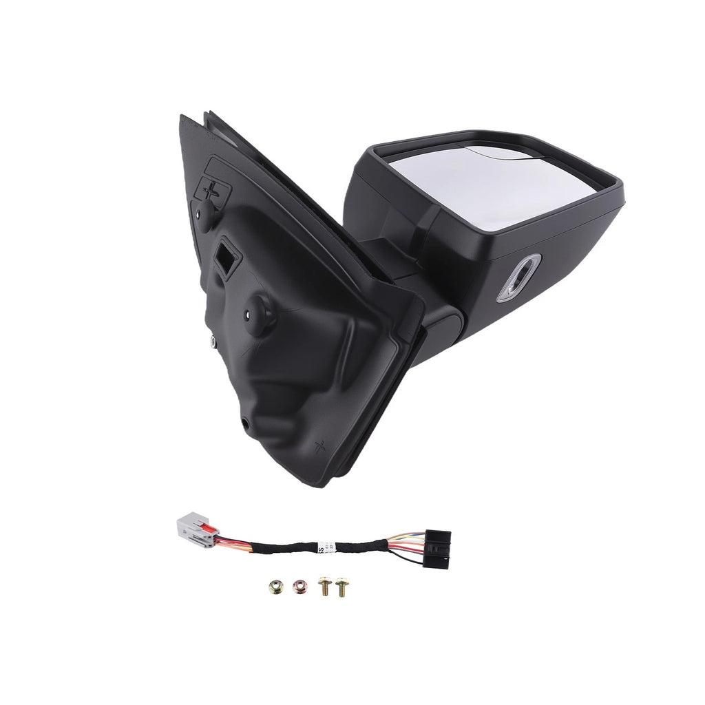 Right Side Mirror for Ford F-150 Lariat/XLT (2015–2018) Heated Power Black