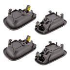 Outside & Inside Door Handle Black/Gray for 1998-2002 Toyota Corolla (8)