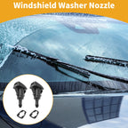 2X Front Windshield Washer Nozzle Gasket for Hyundai Santa Fe 