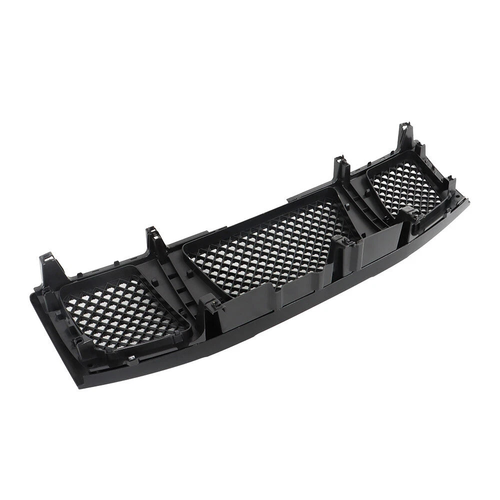 Front Upper Grille Replacement Set for Nissan Titan Armada (2004-2007) Gloss Black
