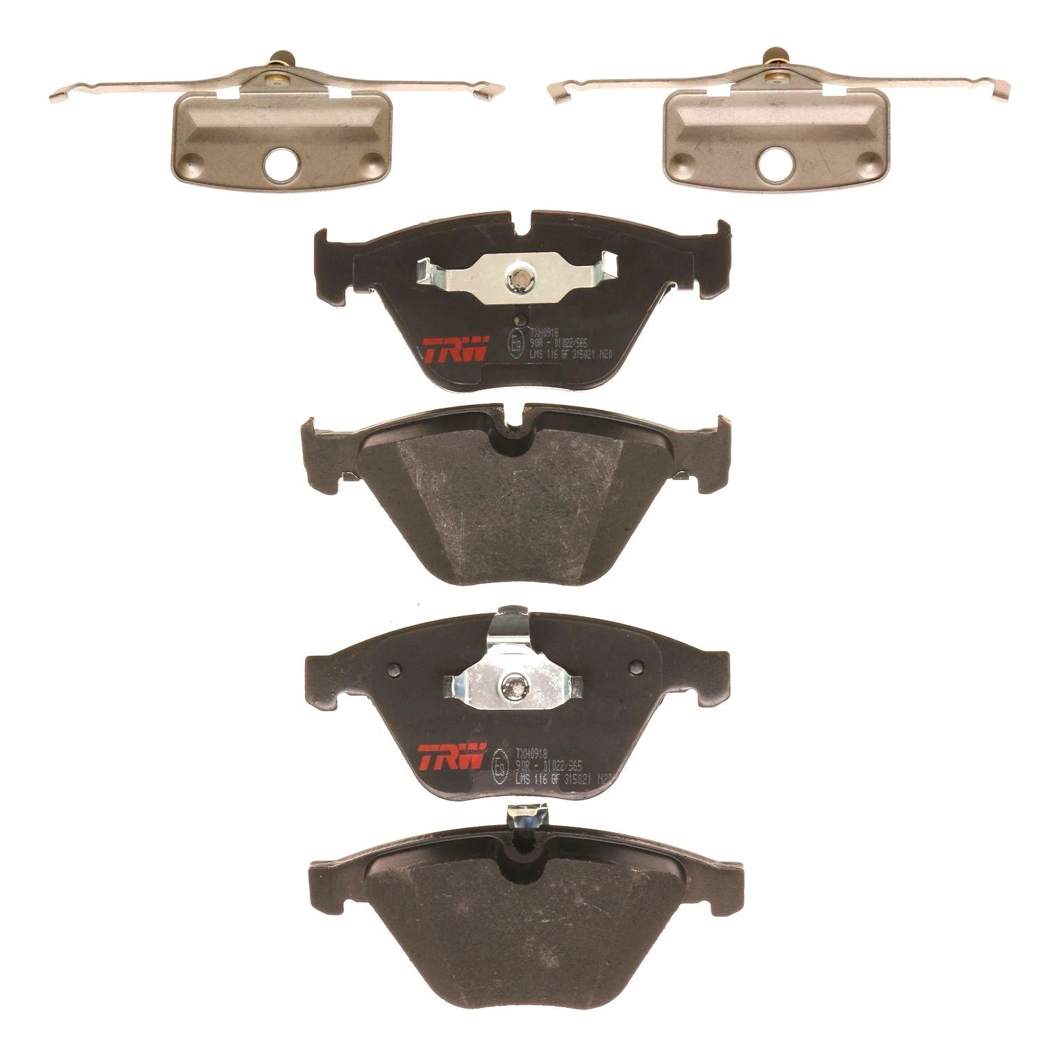 Set of 4 Disc Brake Pads for BMW 335i (2007–2009)