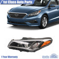 Headlight Assembly for Hyundai Sonata (2015–2017) Halogen Driver Left