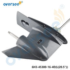 Lower Unit Assy Long Shaft for Yamaha 60 70HP 2-Stroke (6H3-45300-20-8D)