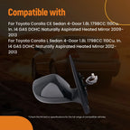 Heated Right Mirror for Toyota Corolla (2009–2013) Power Adjust 8790802B01