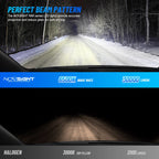 2X NOVSIGHT 9005 9006 H11 LED Headlight Bulb 30000LM 6500K for