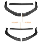 Carbon Fiber Look Front Body Kit Spoiler Lip for ES300H/ES350 (2016–2018)
