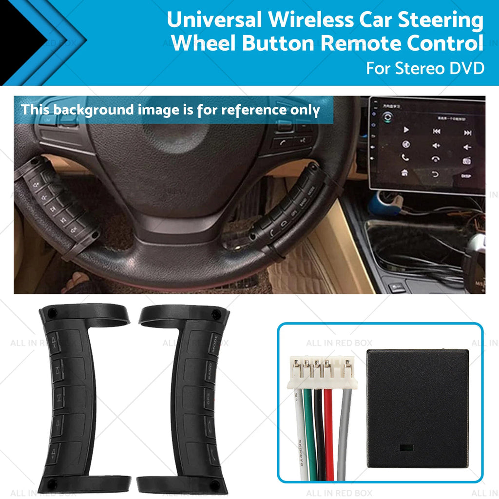 Wireless Steering Wheel Remote Control for Car Stereo DVD (Universal)