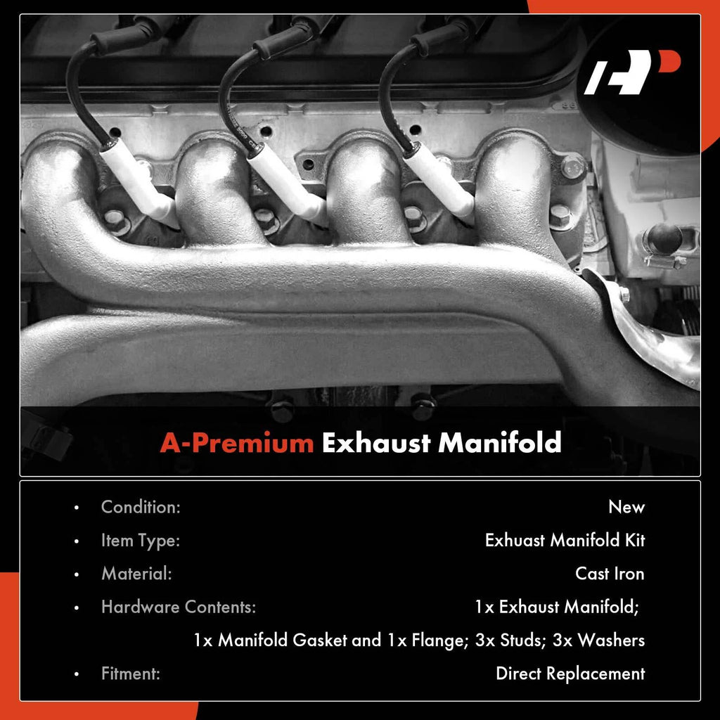 Exhaust Manifold for Chevy Silverado 3500, GMC Sierra 3500 (2001–2006)