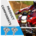2X Cylinder Head Valve Cover Bolt for Honda CRF450R (2002–2008) CRF450X (2005–2017)