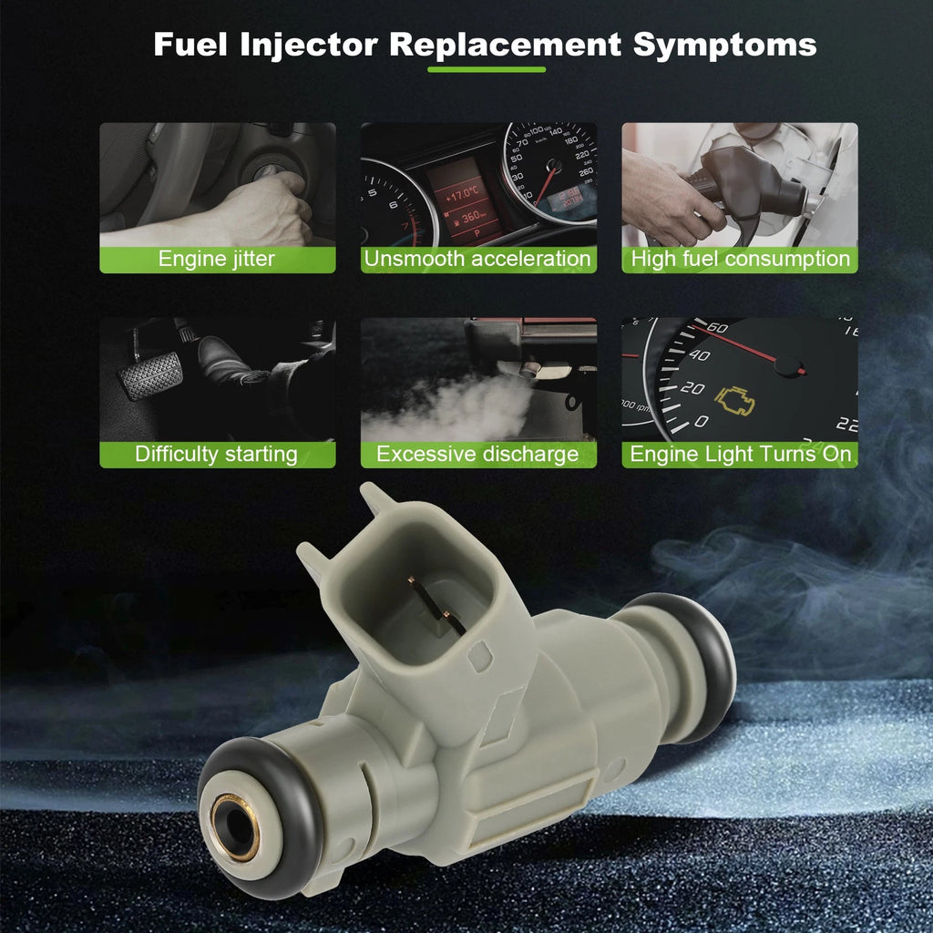 Set of 4 Fuel Injectors for Chrysler PT Cruiser, Sebring, Voyager, Neon, Stratus