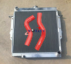 Aluminum Radiator & Silicone Hose for Toyota LandCruiser HZJ75 (75 Series)