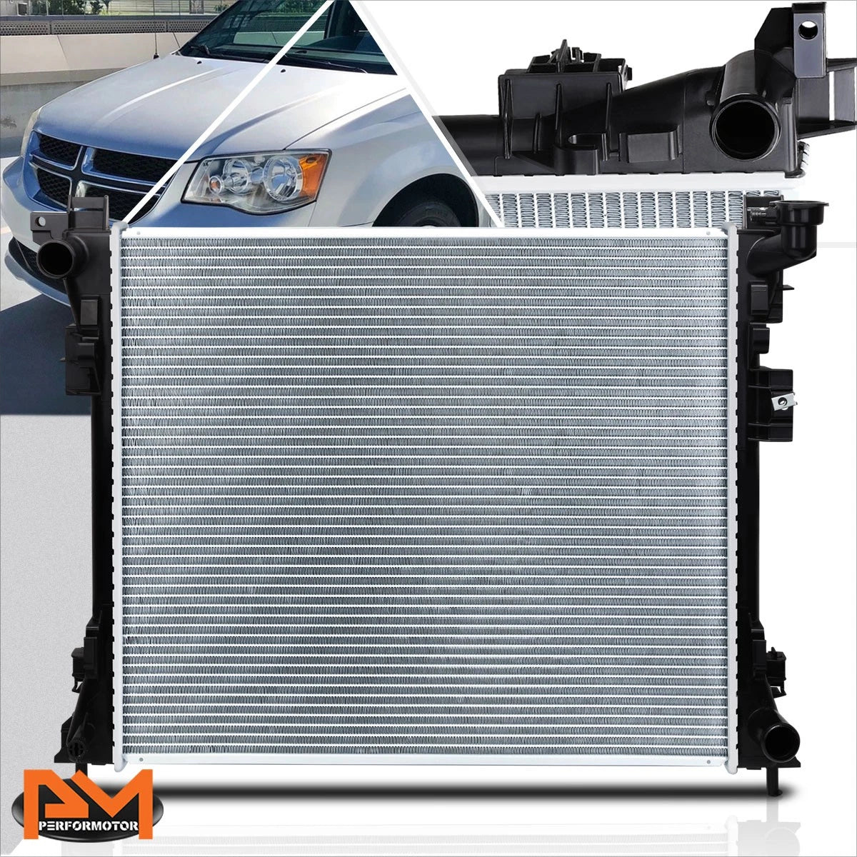 Aluminum OE Style Radiator for Dodge Grand Caravan/VW Routan (2008–2016) DPI-13064