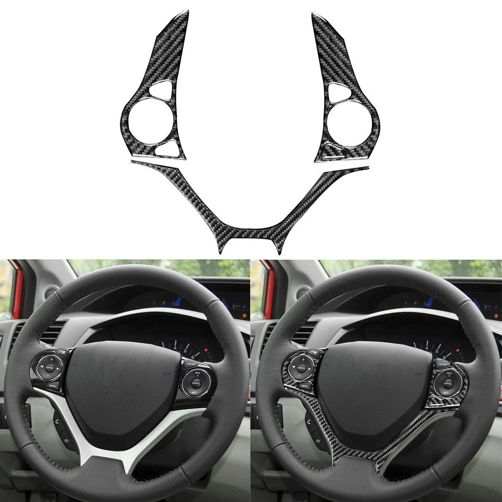 Steering Wheel Set for Honda Civic 9 (2016–2021) - Carbon Fiber