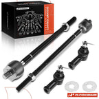 Set of 4 Outer & Inner Tie Rods for Chrysler Sebring (2001–2005)