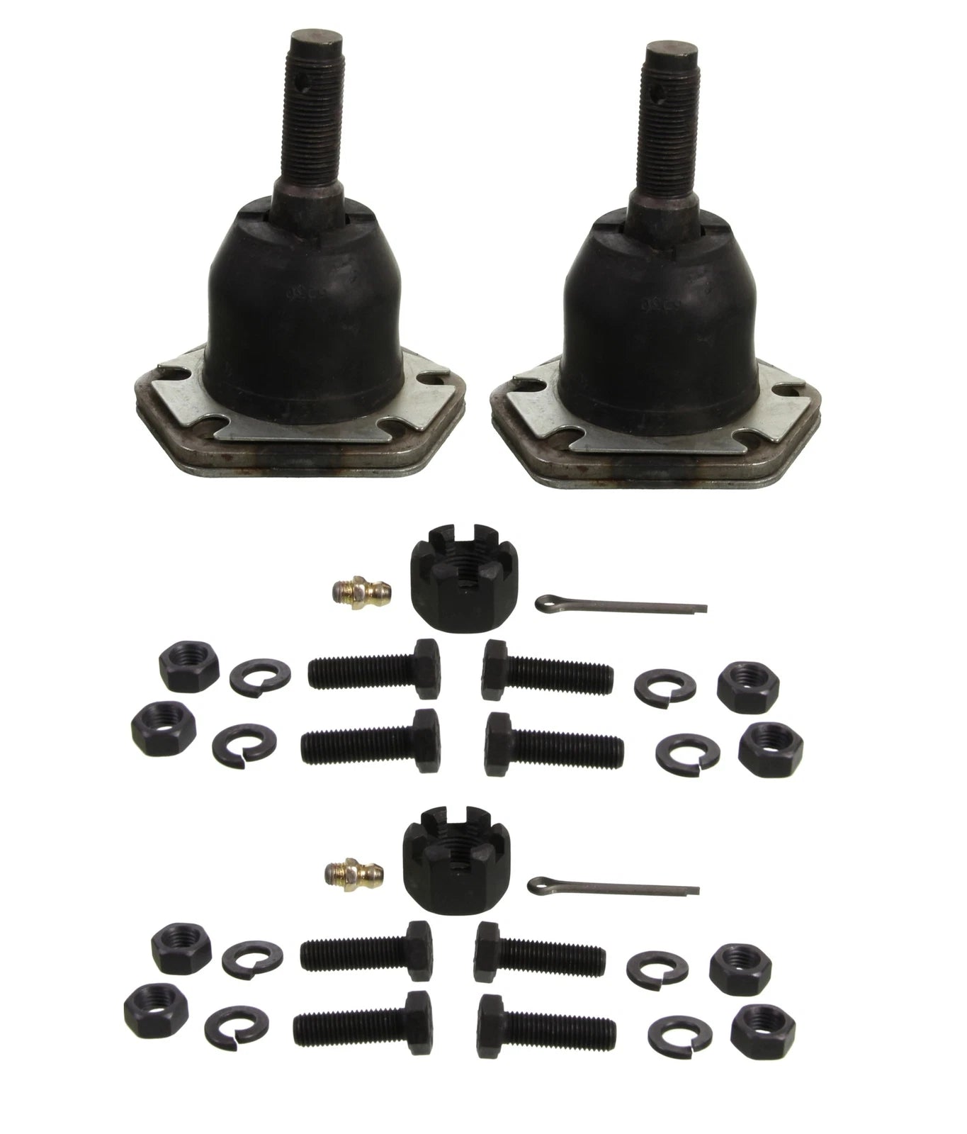 Set of 2 Front Upper Suspension Ball Joints Moog for Chevy P30 GMC P35 (1975–1999)