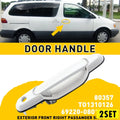 Set of 2 Front Right Passenger Door Handles for Toyota Sienna (1998–2003) TO1310126 80357 W