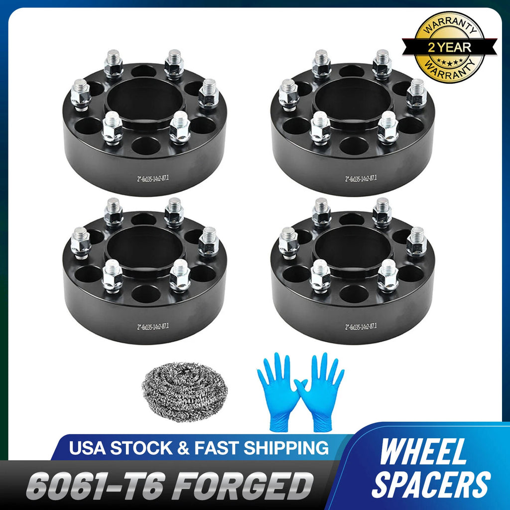 2" Hub Centric Wheel Spacers (4) for Ford F150 Expedition (2003–2014)