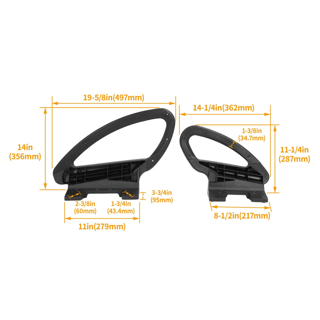 Hip Restraint Seat Handle Kit for Club Car Precedent/Tempo (2012–Present)