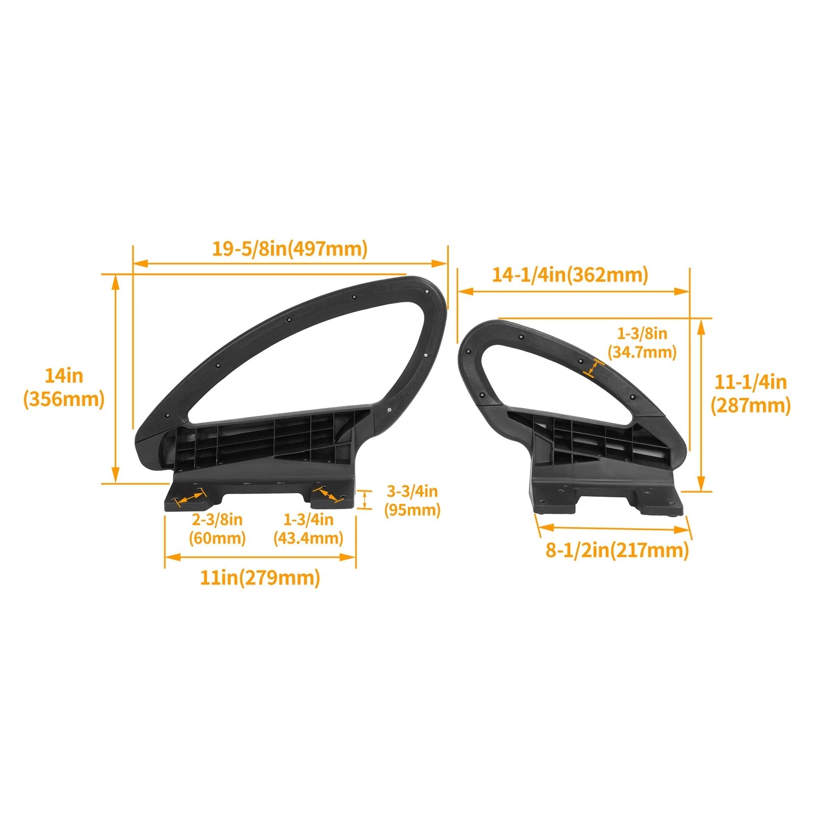 Hip Restraint Seat Handle Kit for Club Car Precedent/Tempo (2012–Present)