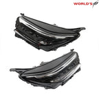 Set of 2 Full LED Chrome Headlight Assemblies for Chevy Equinox LT/RS