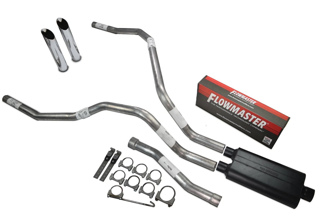 Dual Exhaust Tips for Nissan Titan (2004–2006) 2.5 Inch Slash Cut