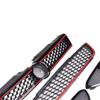 Front Upper Lower Grill with Red Trim for VW Jetta MK6 (2011-2014)