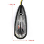 Clear Turn Signals for Kawasaki Ninja 250 500 ZX6 ZX7 ZX9 (2008–2012)