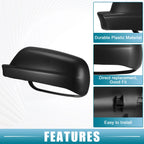1 Pair Rearview Mirror Cover Cap for Volkswagen Jetta (NO.3B1857538B/3B0857538)