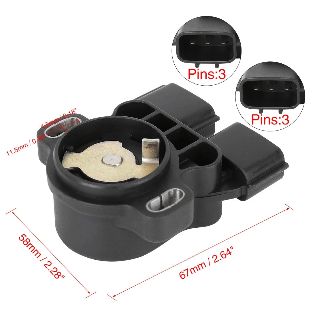 TPS Throttle Position Sensor A22-658N00 22620-31U16 for Nissan Altima (1998–2000)