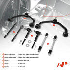 Set of 8 Front Upper Control Arm Sway Bar Tie Rod for Ford Ranger (1998–2004)