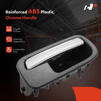 Rear Right Interior Door Handle for Chevy Silverado 1500 (2019–2023) Chrome Black